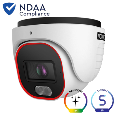 Provision 2MP Rainbow 24/7 Full-Color Turret Camera