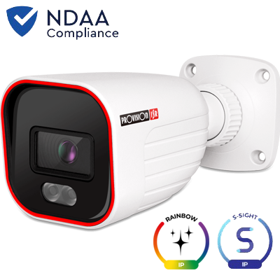 Provision Rainbow Bullet-camera met vaste lens